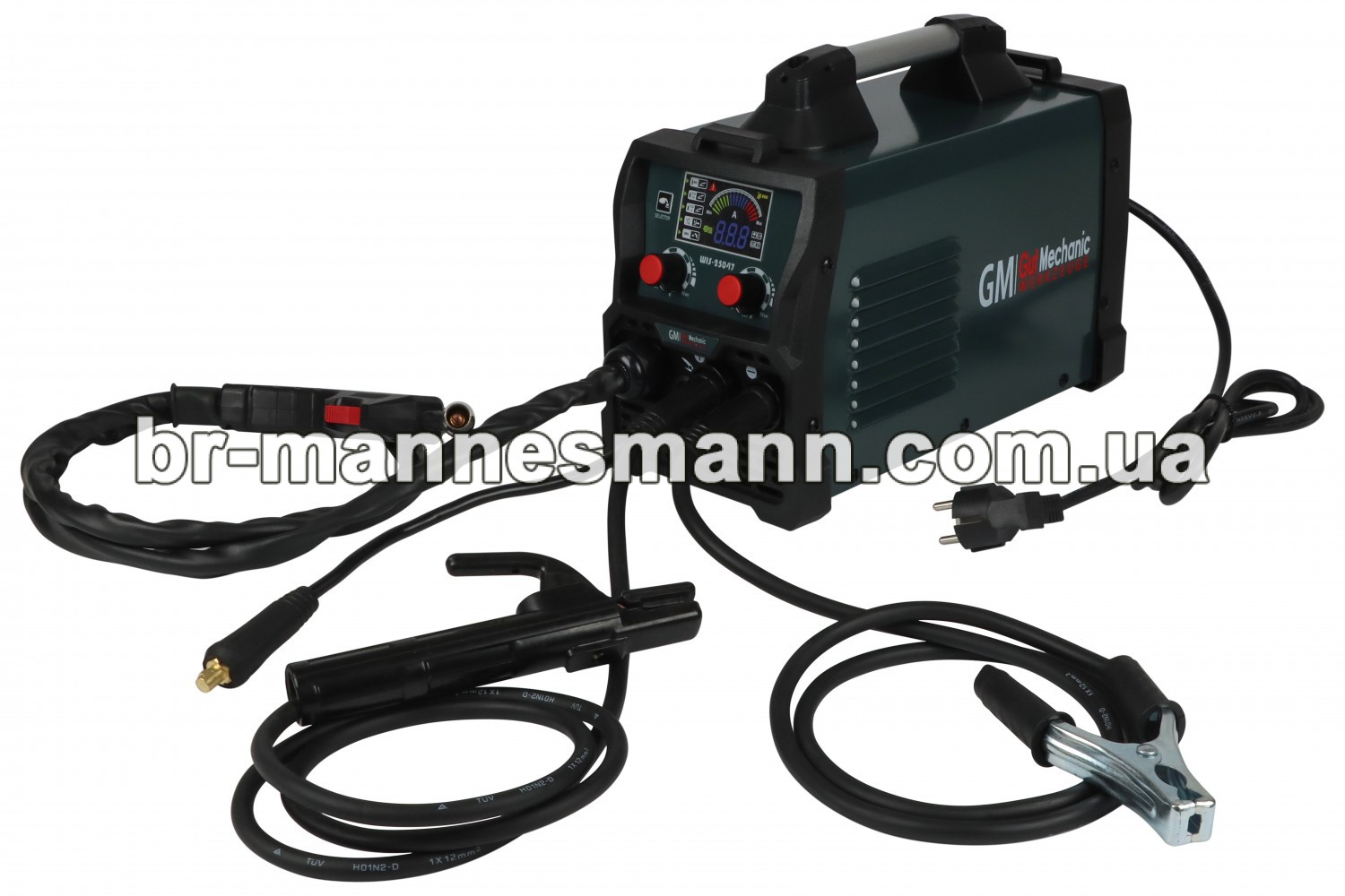 ІНВЕРТОР ЗВАРЮВАЛЬНИЙ MIG/MMA/TIG (НАПІВАВТОМАТ) GUT MECHANIC 4.7KVA 10-250A (ДРІТ 0.8-1MM, ЕЛЕКТРОДИ 1.6-4.0MM) WIS25047 - фото 2